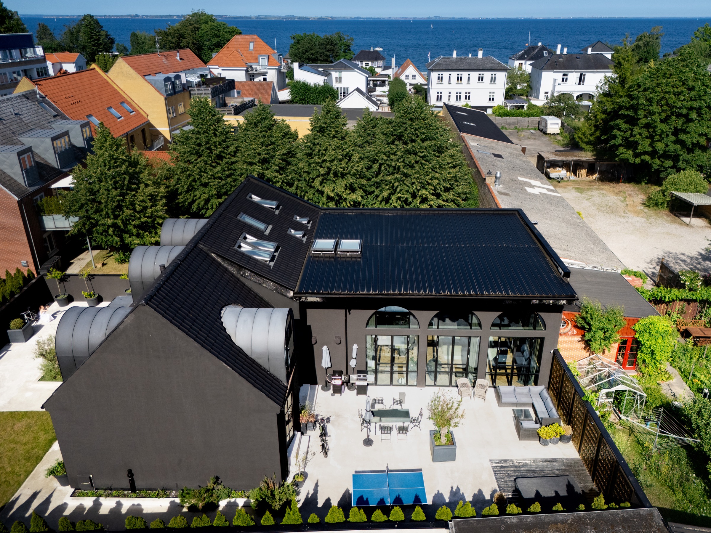 Vaelbek — aerial property photography